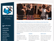Tablet Screenshot of dancesportstudios.com